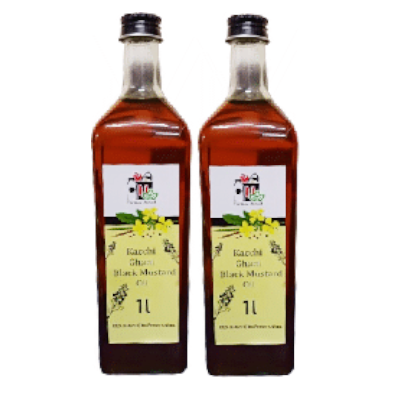 Kacchi Ghani Black Mustard Oil Combo